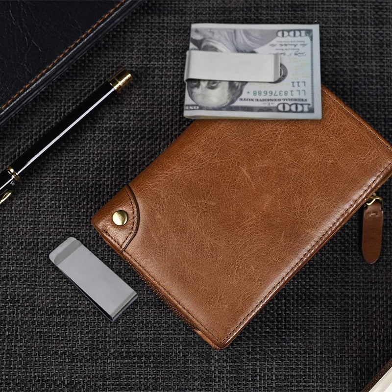 Cozihom Stainless Steel Money Clips, Money & Cards Holder, Minimalism Wallet Clips, Super Slim & Durable, Pack of 6 - Image 5